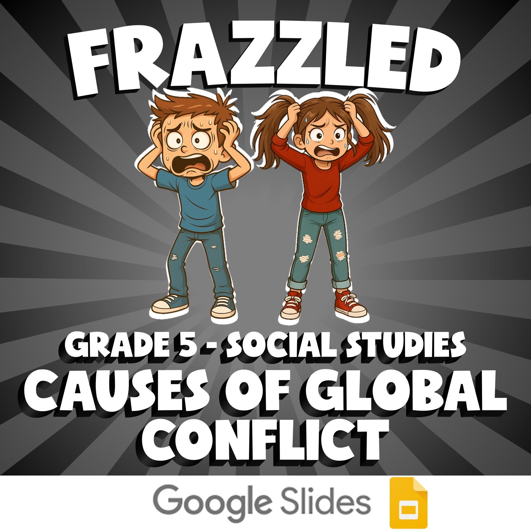 Causes of Global Conflict FRAZZLED Socials Game - No Prep Grade 5 Review
