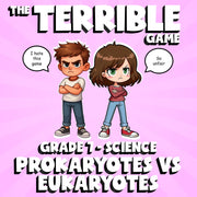 Prokaryotes vs Eukaryotes THE TERRIBLE GAME - No Prep Grade 7 Science Review