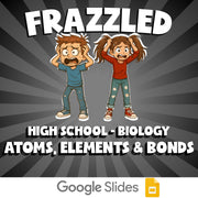 Atoms, Elements & Bonds FRAZZLED Science Game - No Prep Biology Review Activity