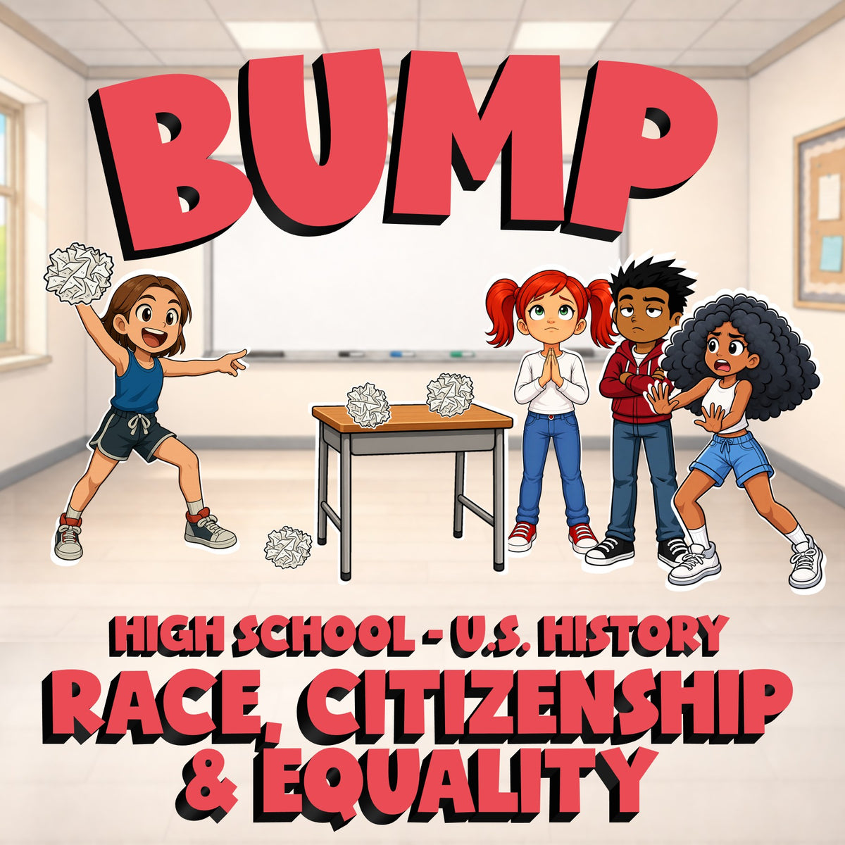 Race, Citizenship & Equality BUMP U.S. History Game - No Prep Review Activity