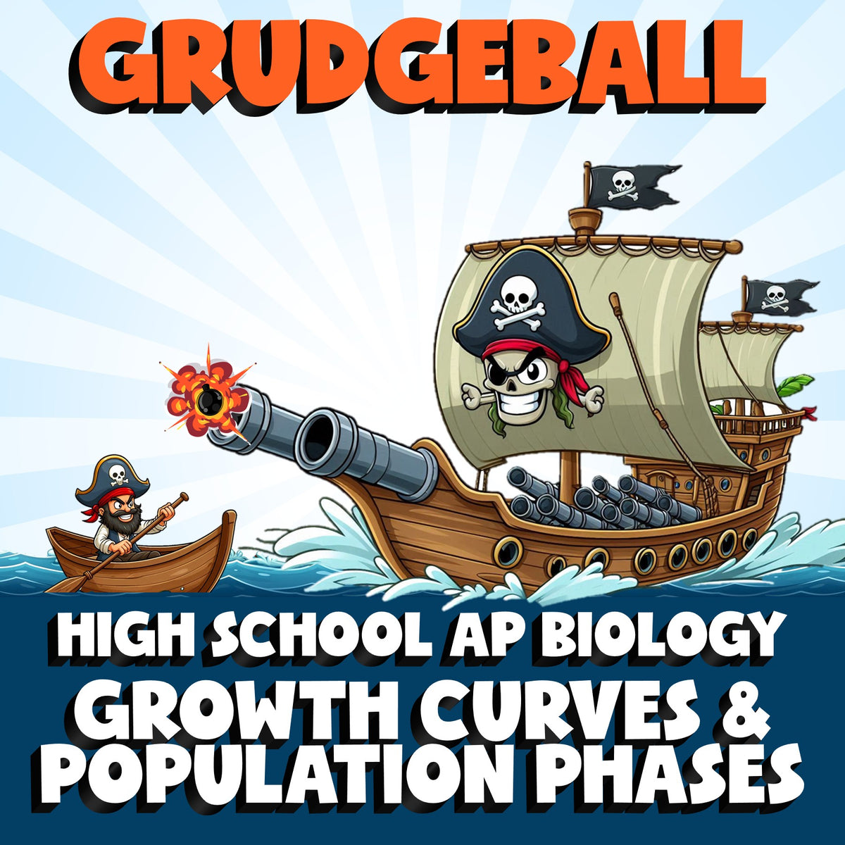 Growth Curves & Population Phases GRUDGEBALL Science Game - No Prep AP Biology