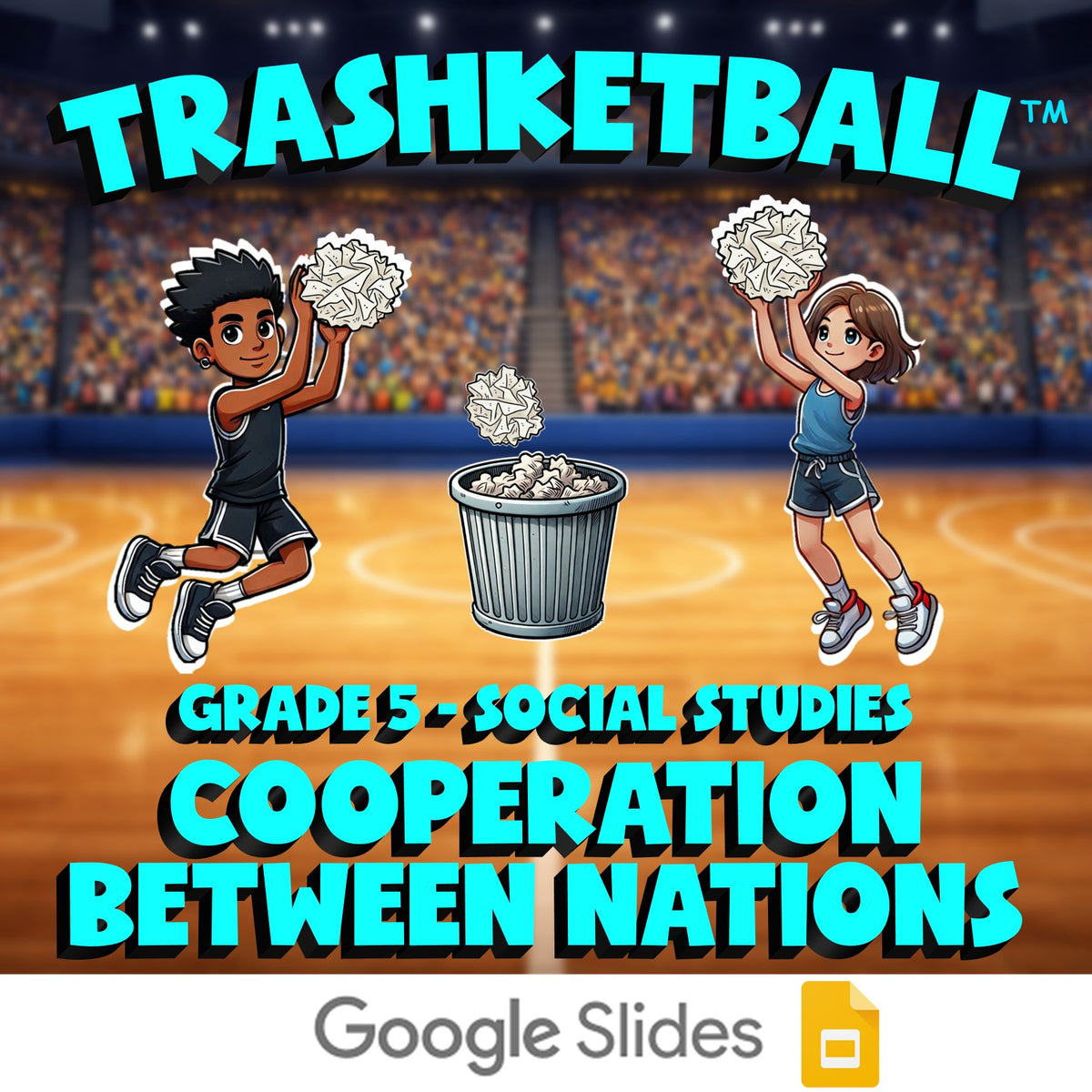 Cooperation Between Nations TRASHKETBALL Socials Game - No Prep Grade 5 Review
