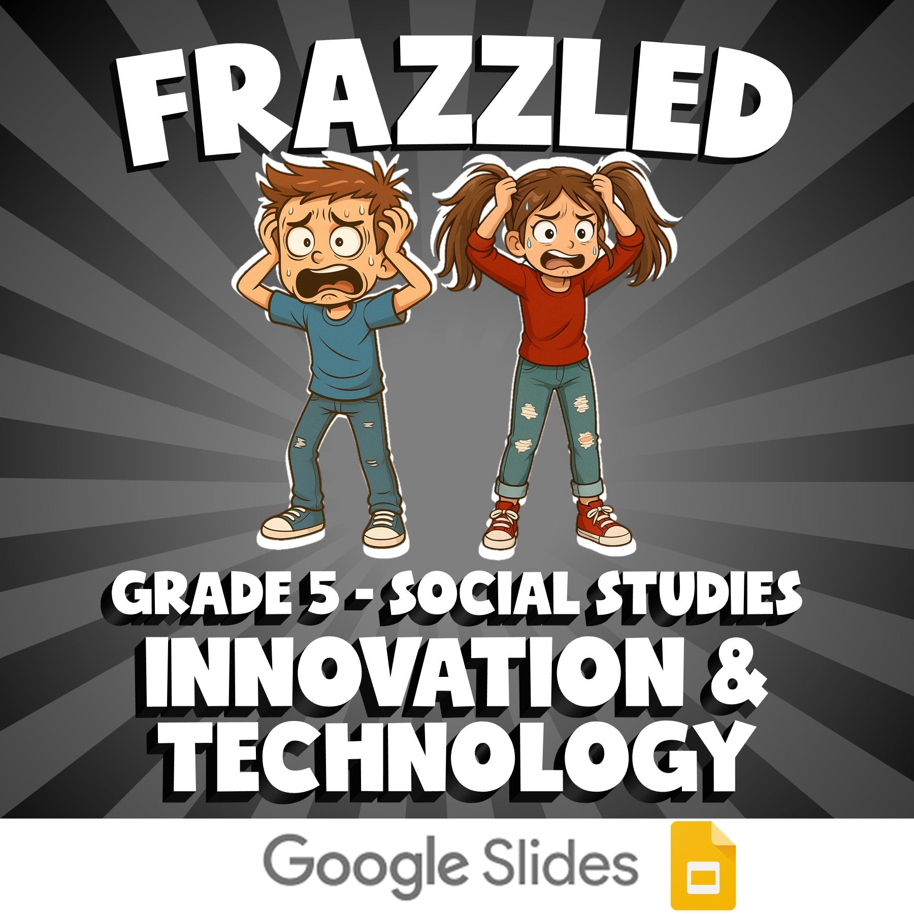 Innovation & Technology FRAZZLED Socials Game - No Prep Grade 5 Review Activity