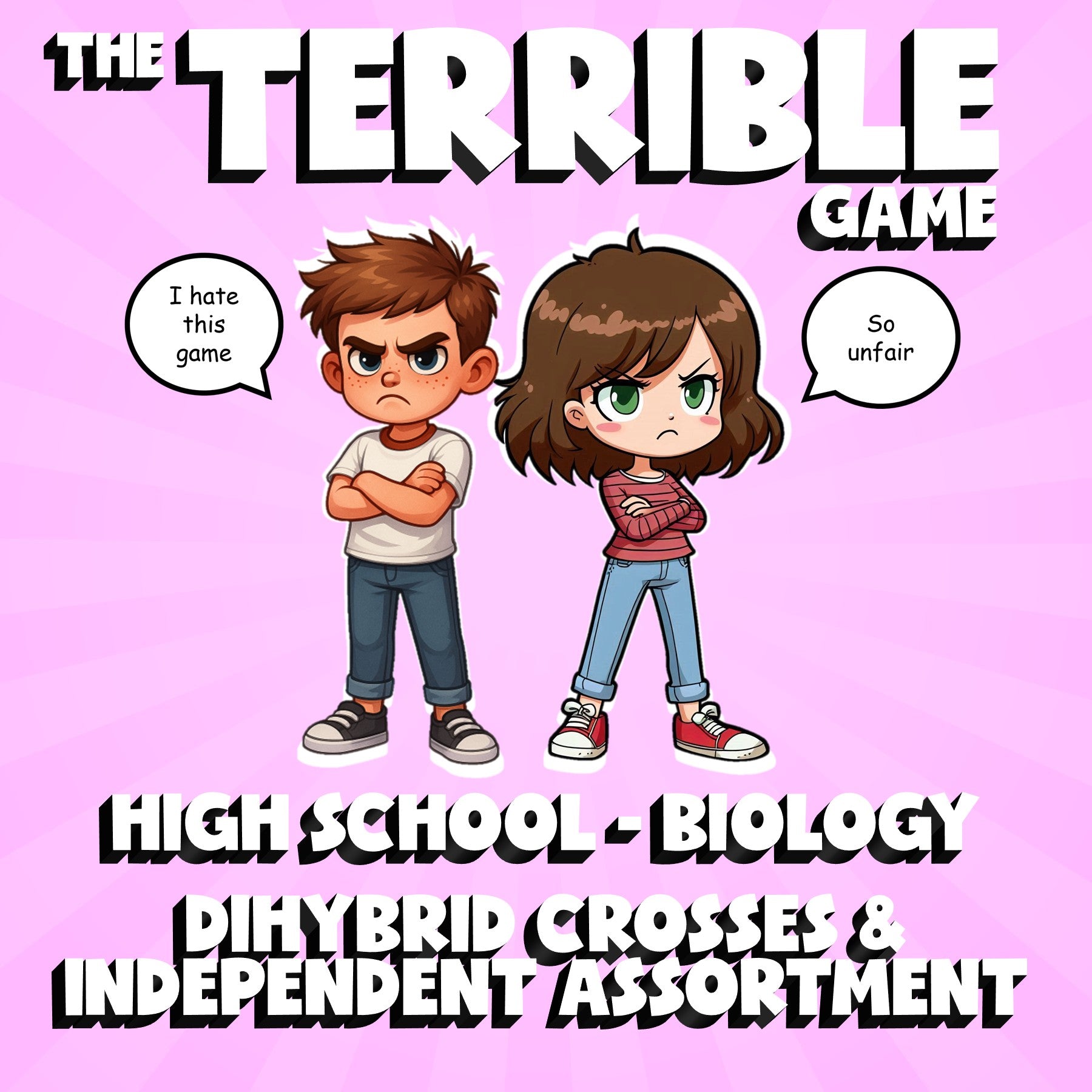 Dihybrid Crosses & Independent Assortment THE TERRIBLE GAME - Biology Science