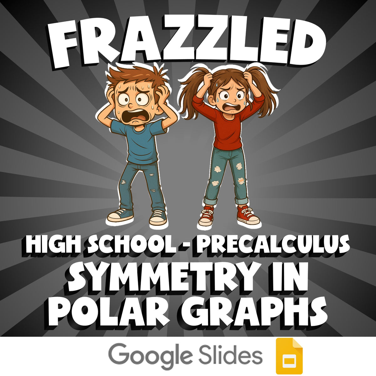 Symmetry in Polar Graphs FRAZZLED Math Game - No Prep PreCalculus Review