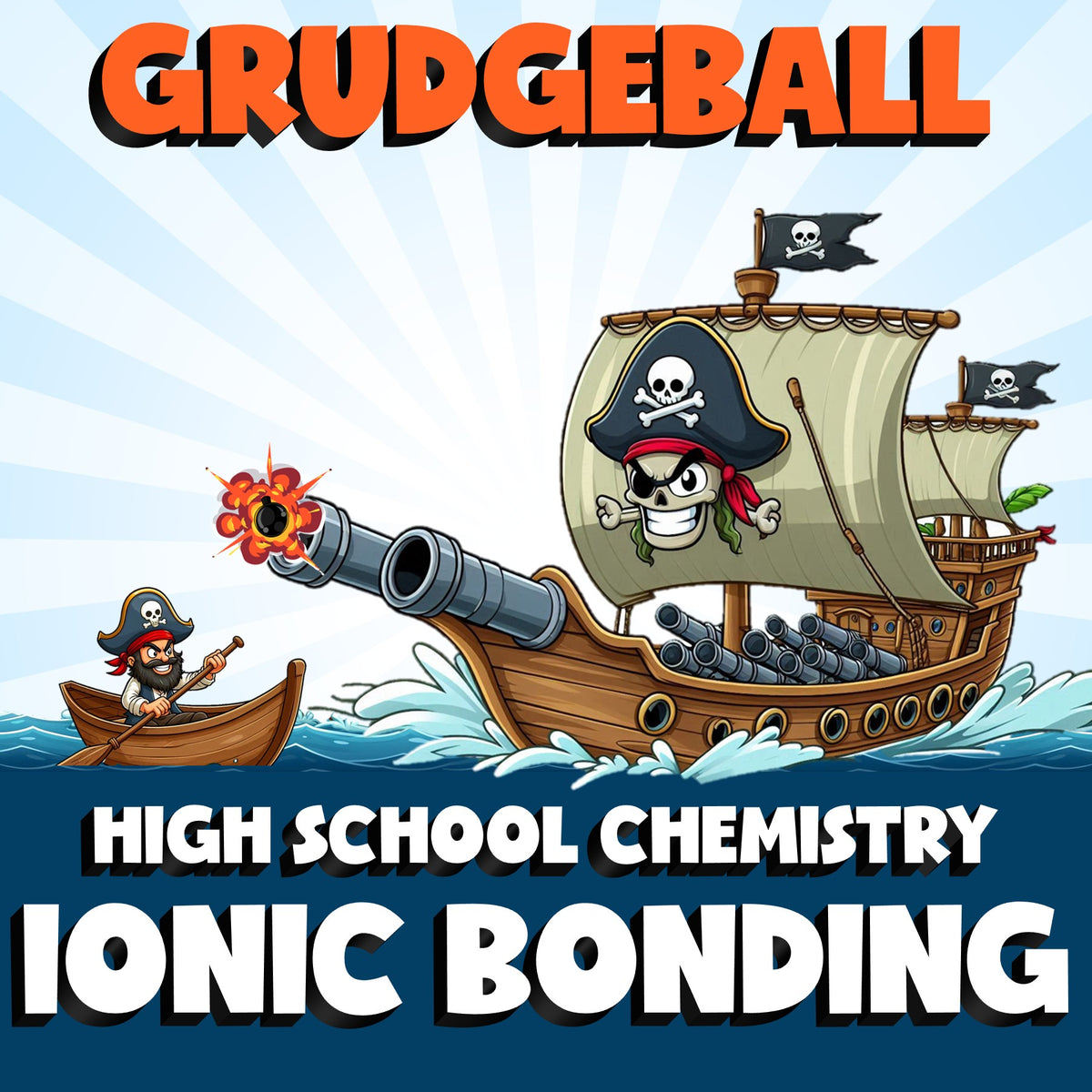 Ionic Bonding GRUDGEBALL Science Game - No Prep Chemistry Review Activity