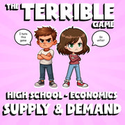 Supply & Demand THE TERRIBLE GAME - No Prep Economics Review Activity