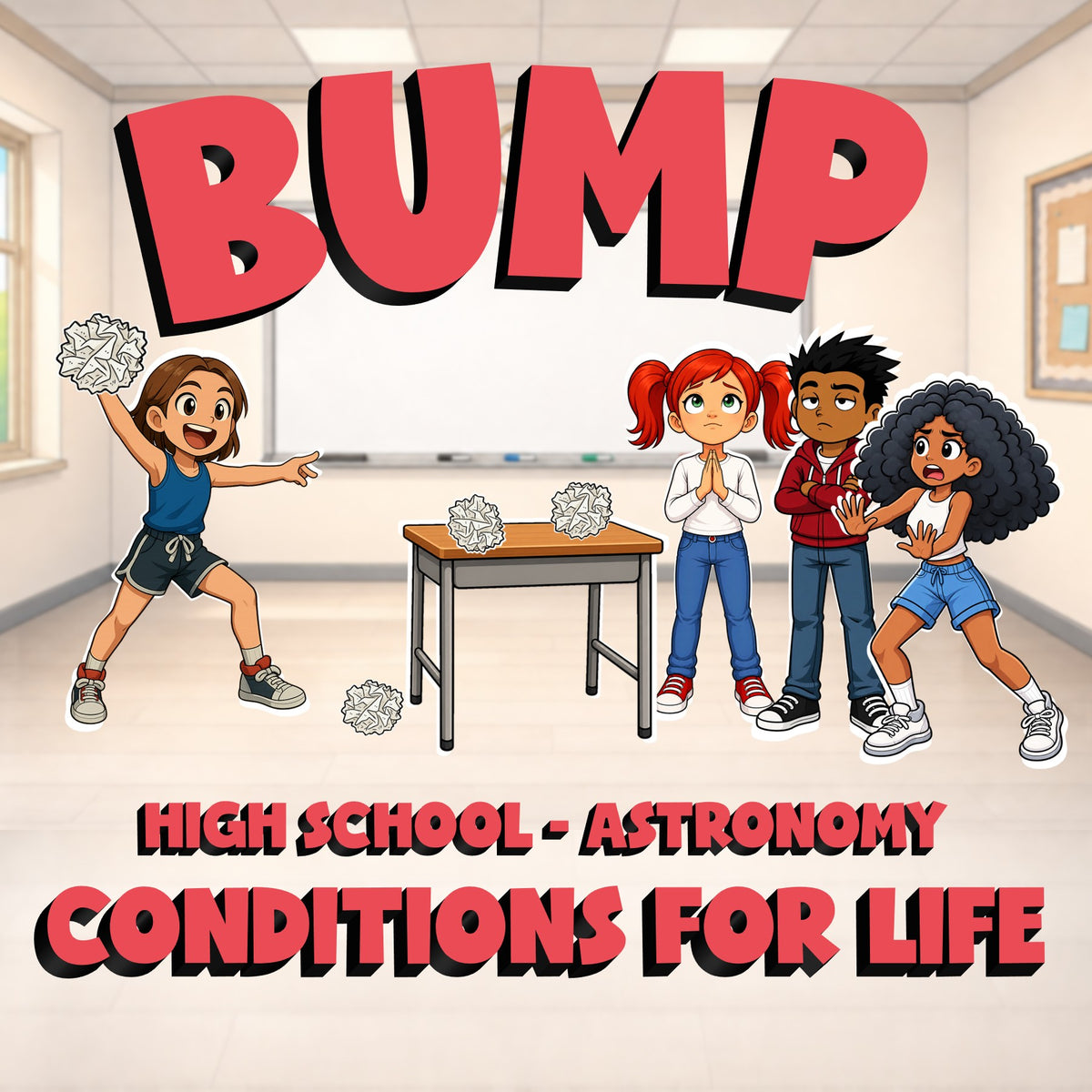 Conditions for Life BUMP Science Game - No Prep Astronomy Review Activity