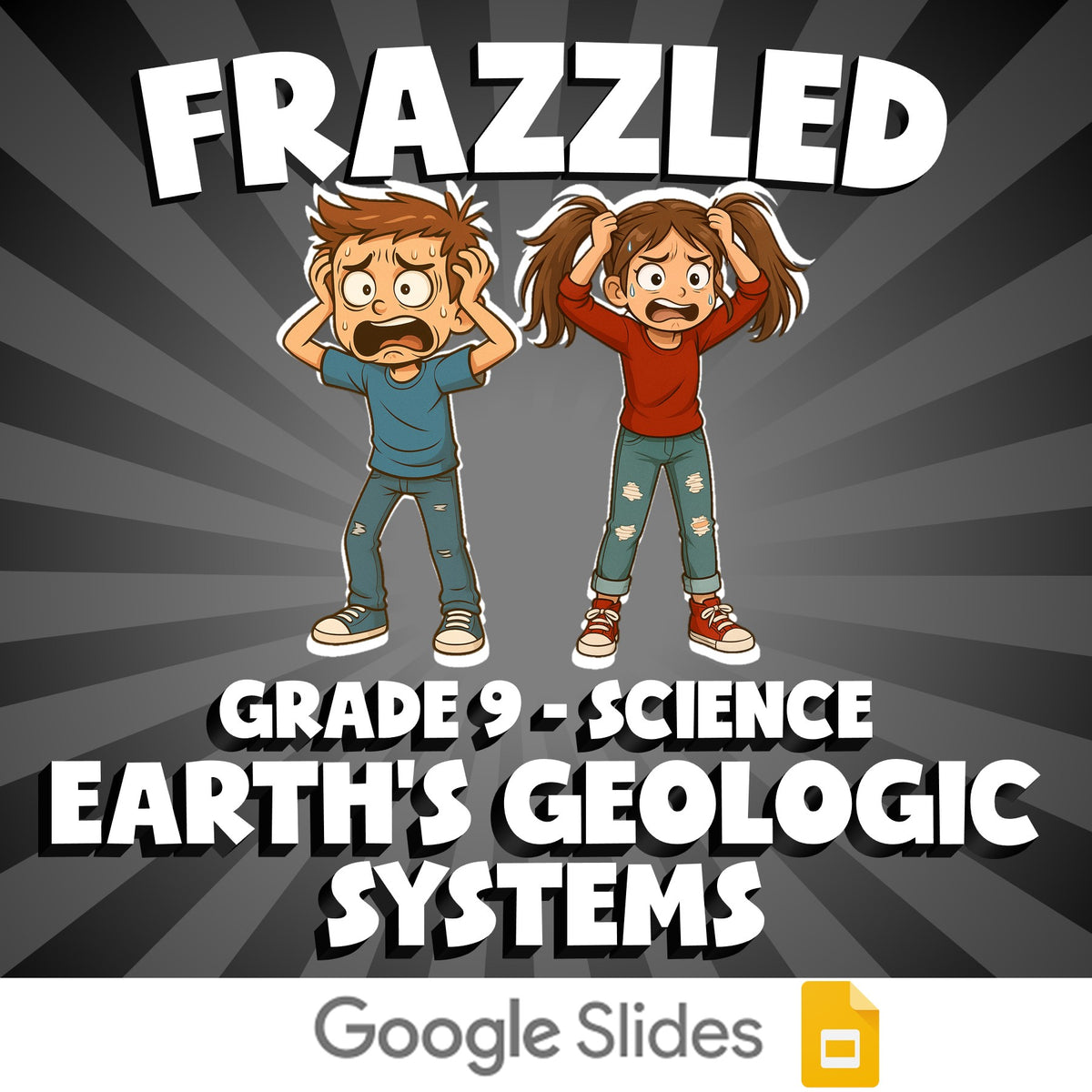 Earth’s Geologic Systems FRAZZLED Science Game - No Prep Grade 9 Review Activity