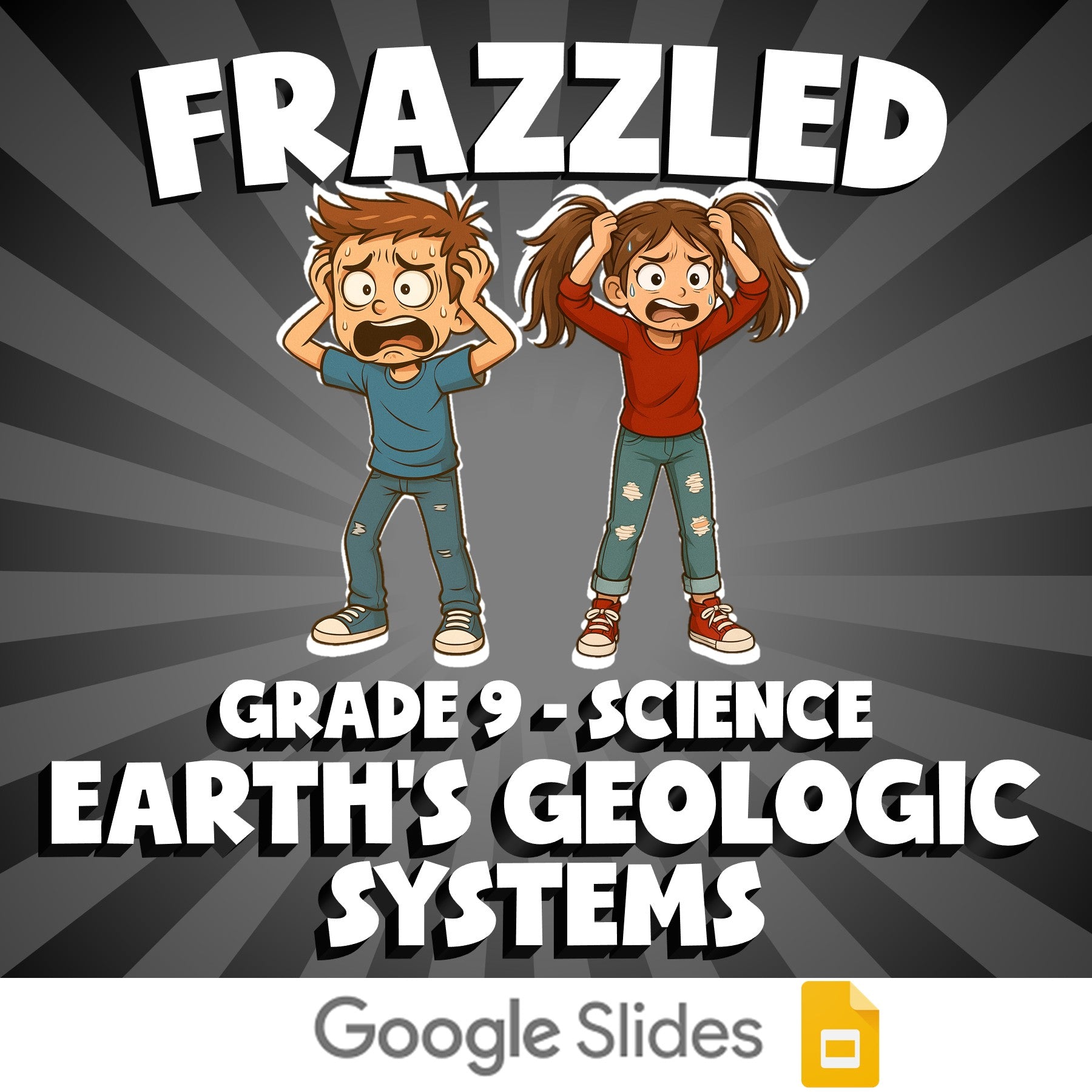 Earth’s Geologic Systems FRAZZLED Science Game - No Prep Grade 9 Review Activity