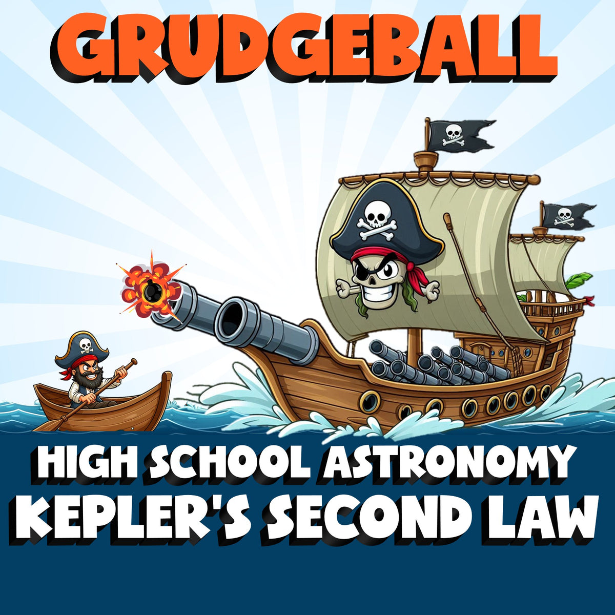 Kepler’s Second Law GRUDGEBALL Science Game - No Prep Astronomy Review Activity