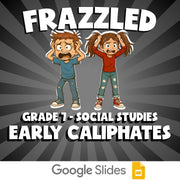 Early Caliphates FRAZZLED Socials Game - No Prep Grade 7 Review Activity