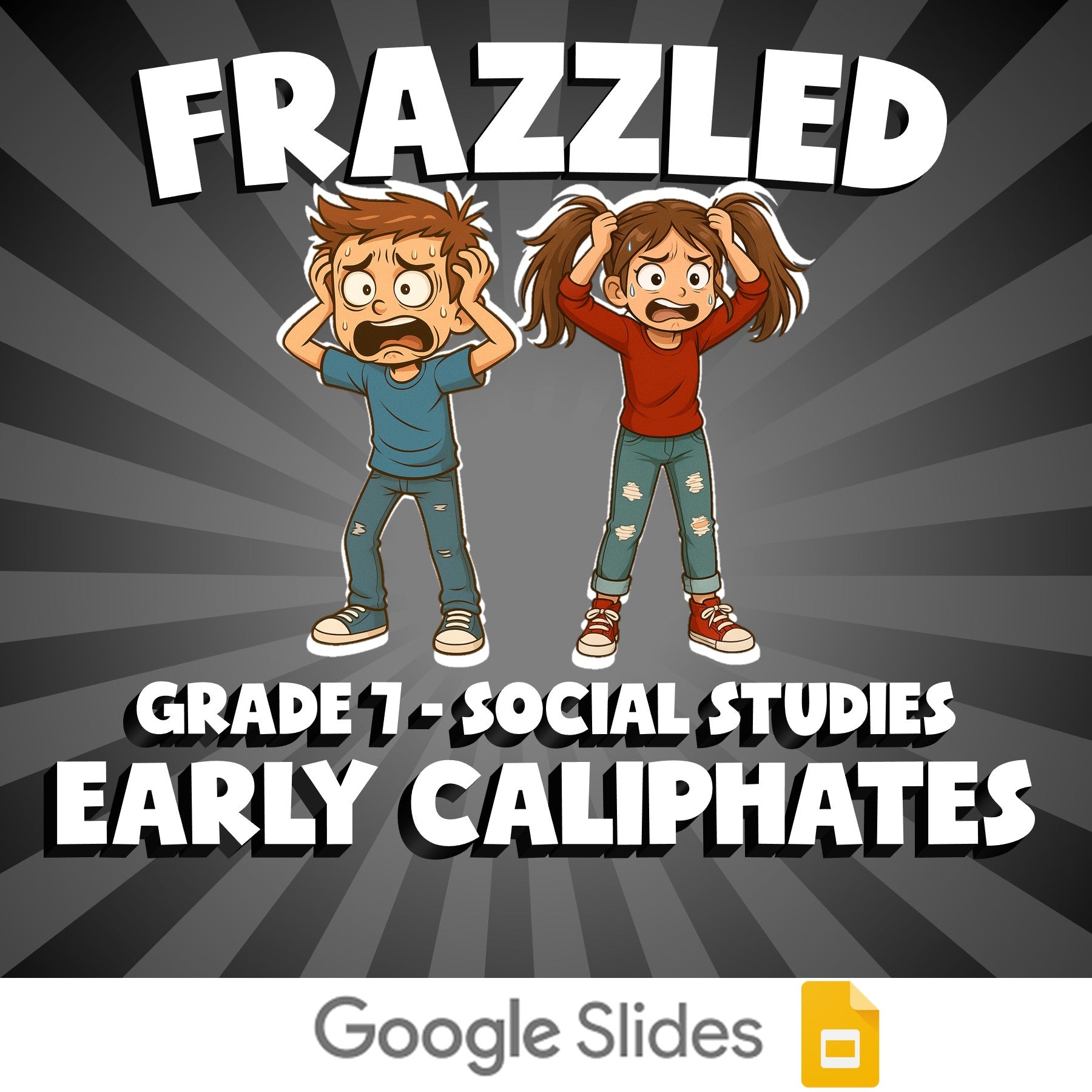 Early Caliphates FRAZZLED Socials Game - No Prep Grade 7 Review Activity