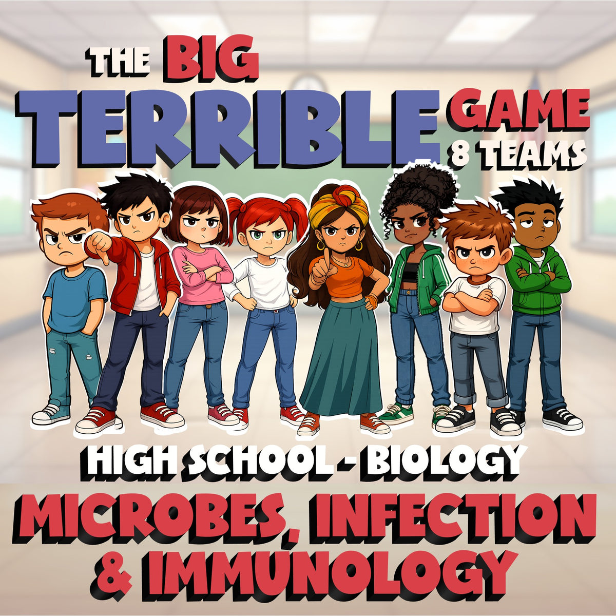 Microbes, Infection & Immunology BIG TERRIBLE GAME - Biology Science Review