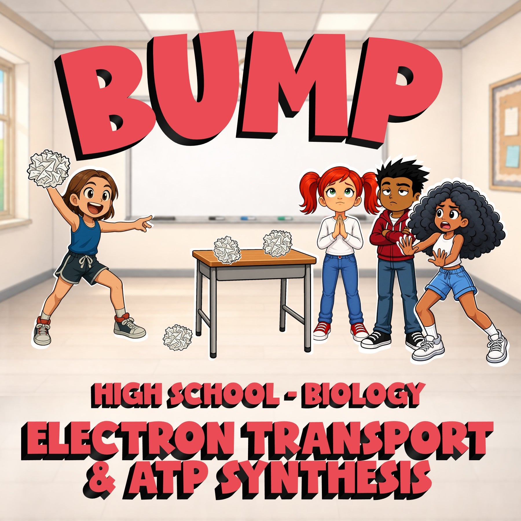 Electron Transport & ATP Synthesis BUMP Science Game - No Prep Biology Review