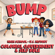 Colonial Government & Self Rule BUMP U.S. History Game - No Prep Review Activity