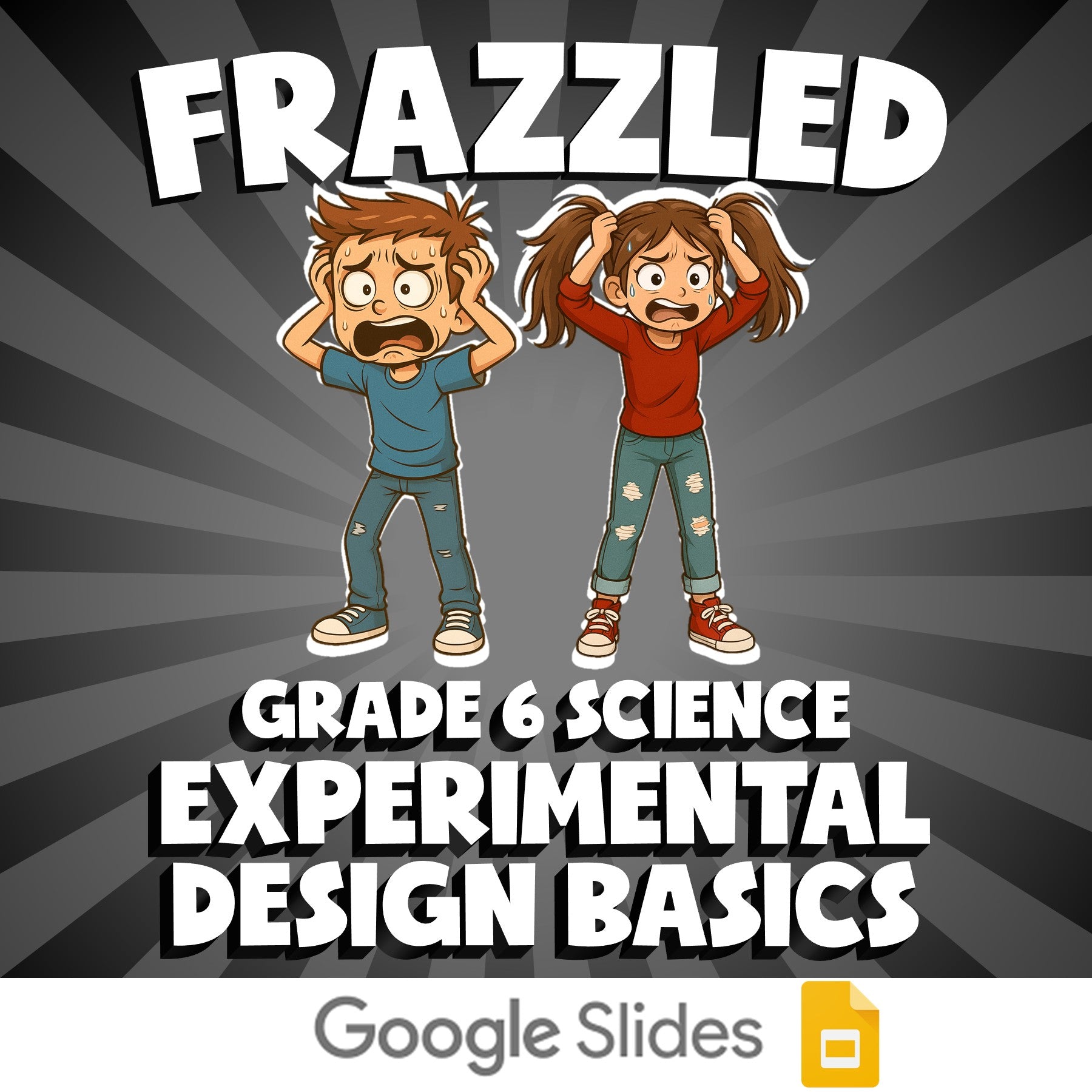 Experimental Design Basics FRAZZLED Science Game - No Prep Grade 6 Review