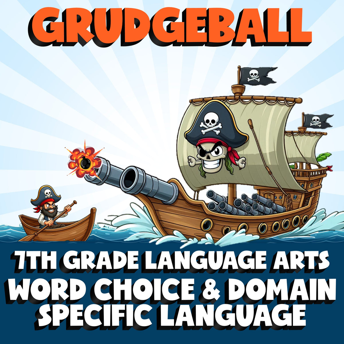 Word Choice & Domain Specific Language GRUDGEBALL ELA Game - No Prep Grade 7