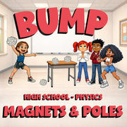 Magnets & Poles BUMP Science Game - No Prep Physics Review Activity