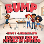 Evaluate Use of Details in Writing BUMP ELA Game - No Prep Grade 3 Review
