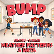 Weather Patterns & Data BUMP Science Game - No Prep Grade 3 Review Activity