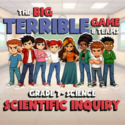Scientific Inquiry BIG TERRIBLE GAME - No Prep Grade 7 Science Review Activity