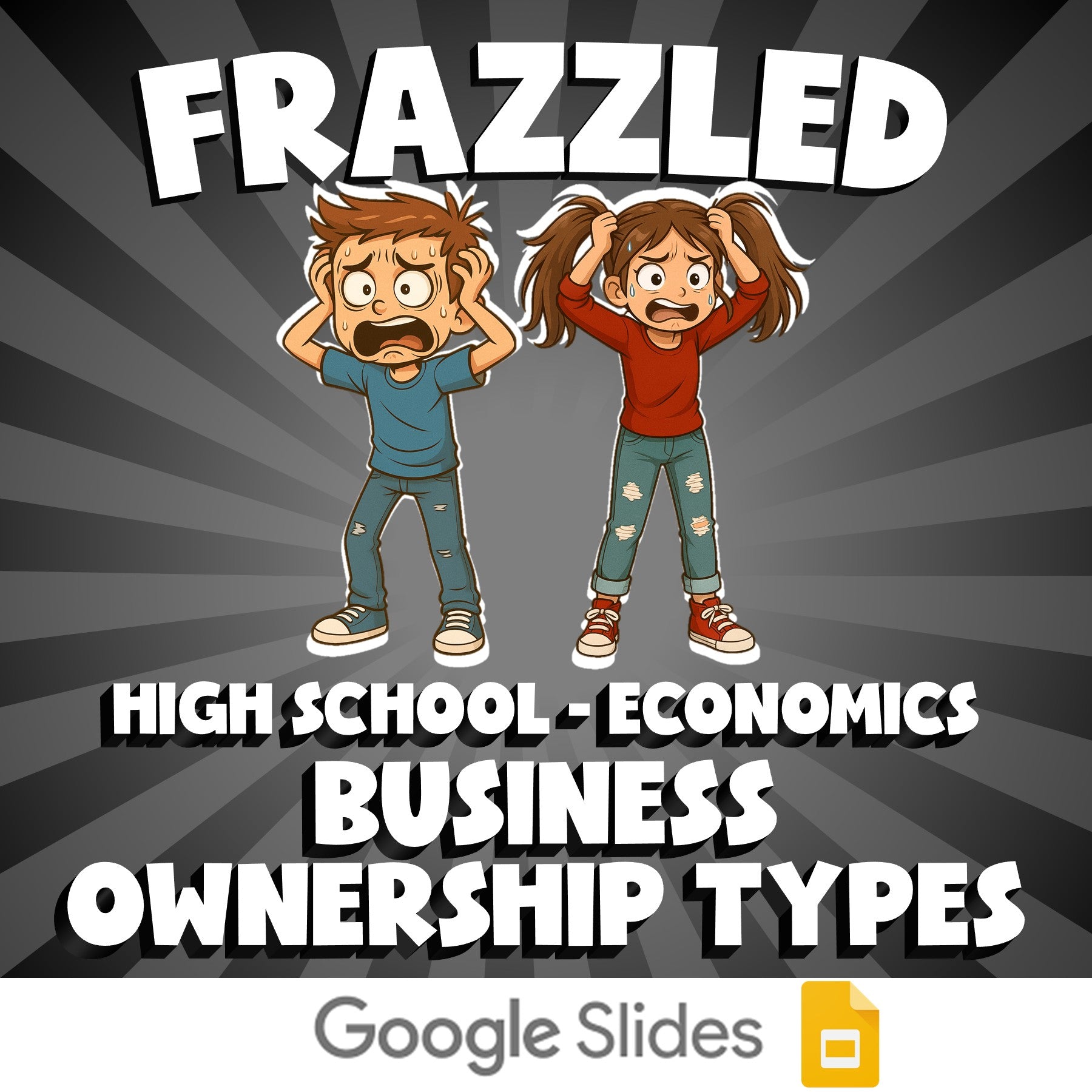 Business Ownership Types FRAZZLED Economics Game - No Prep Review Activity