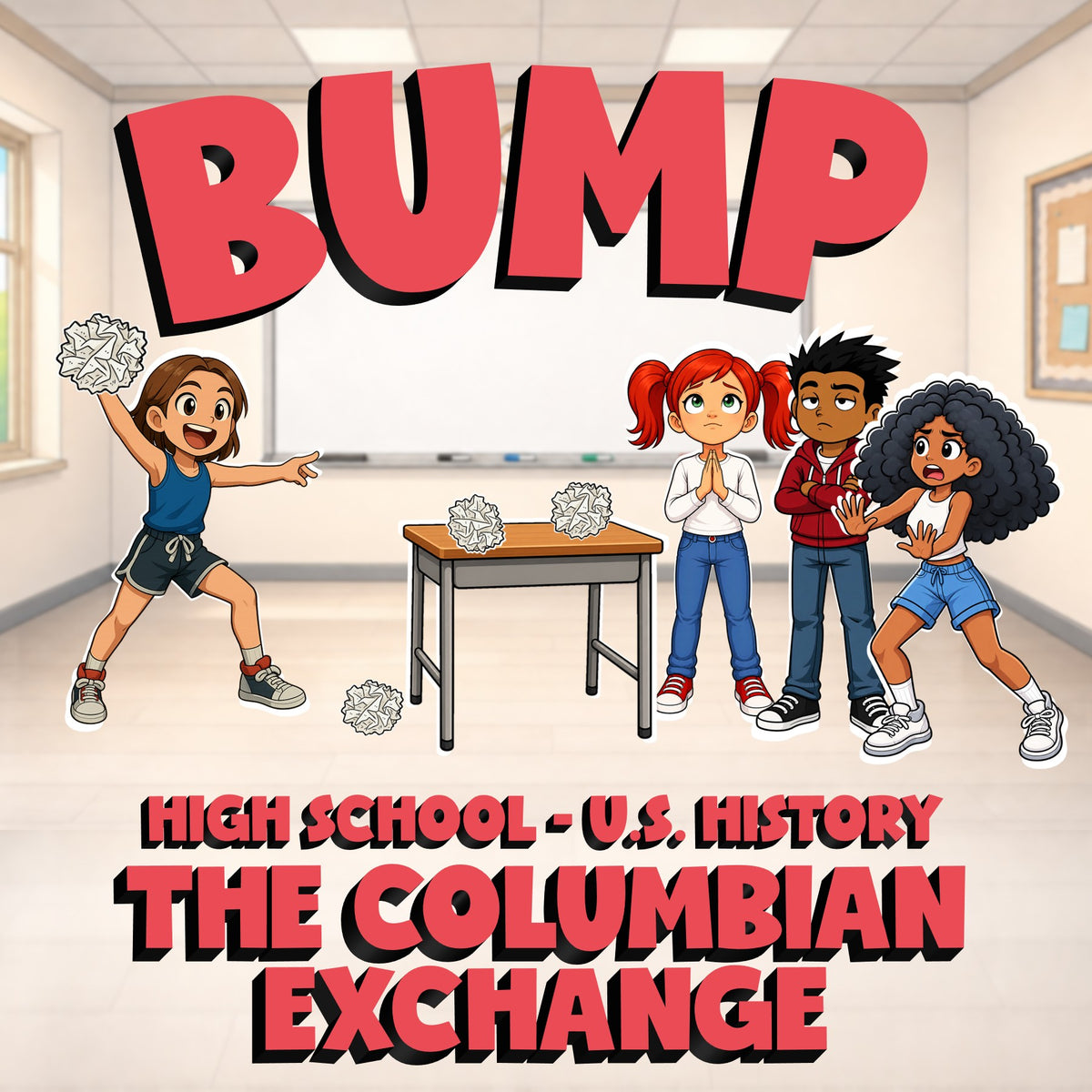 The Columbian Exchange BUMP U.S. History Game - No Prep Review Activity