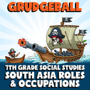 South Asia Roles & Occupations GRUDGEBALL Socials Game - No Prep Grade 7 Review