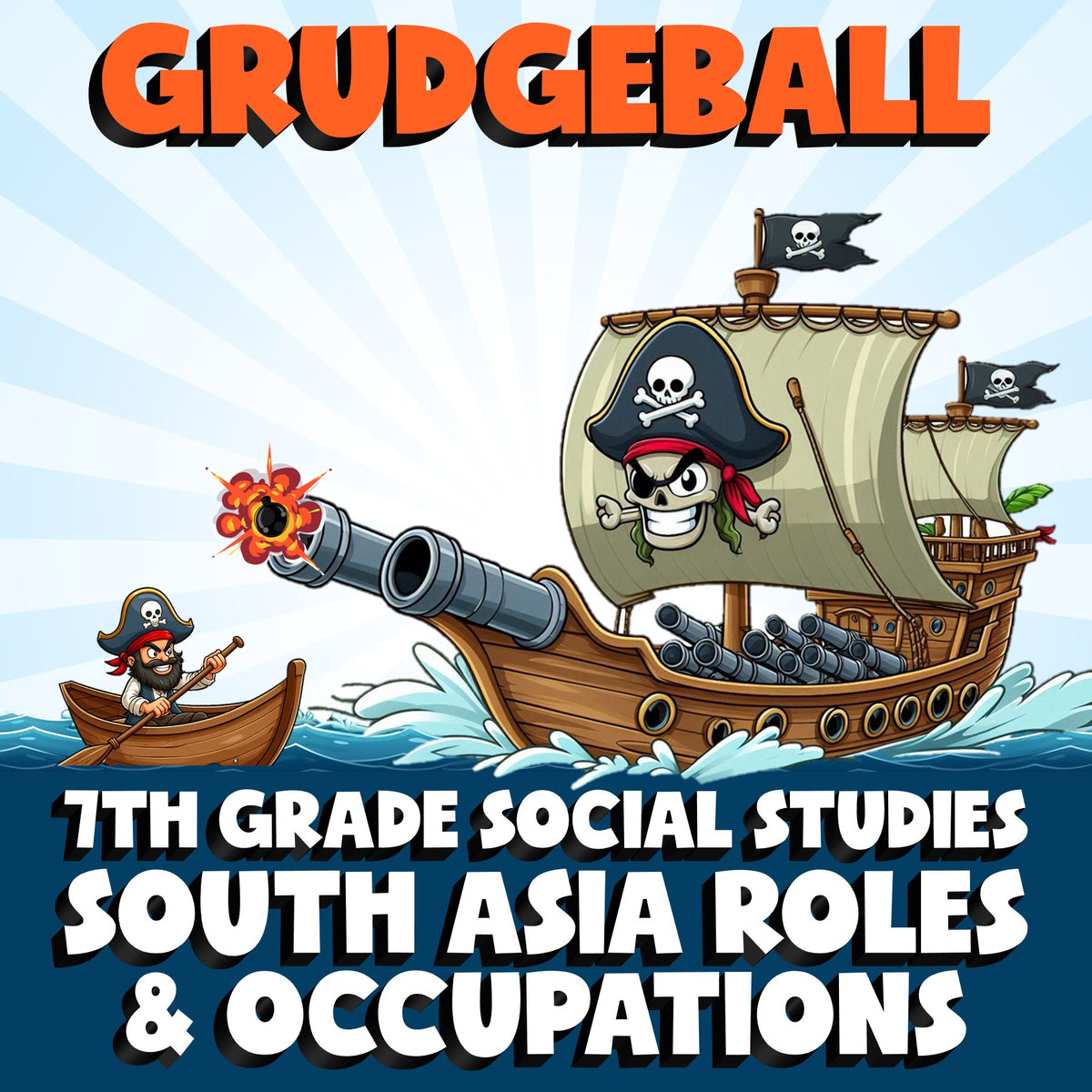 South Asia Roles & Occupations GRUDGEBALL Socials Game - No Prep Grade 7 Review