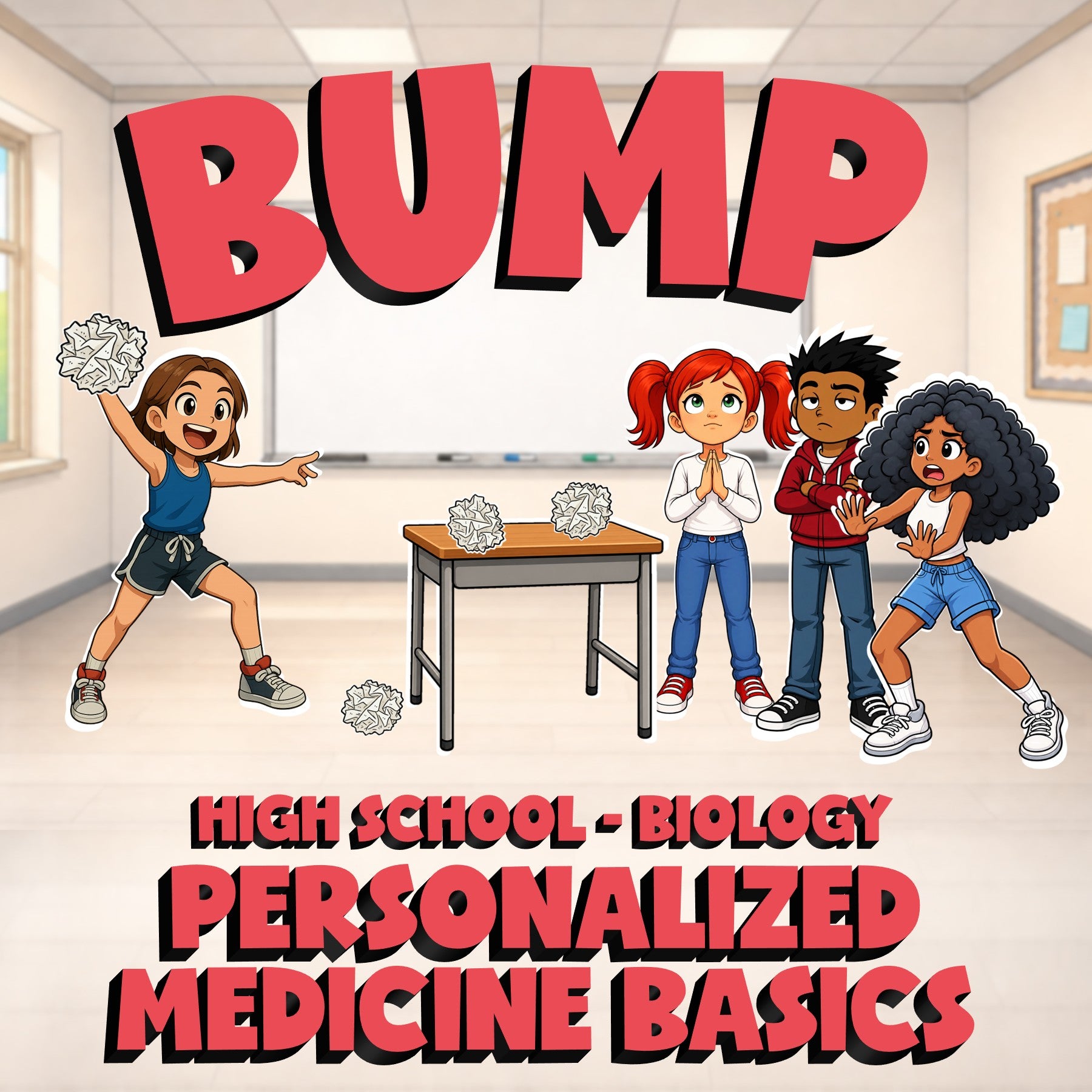 Personalized Medicine Basics BUMP Science Game - No Prep Biology Review Activity