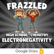Electronegativity FRAZZLED Science Game - No Prep Chemistry Review Activity