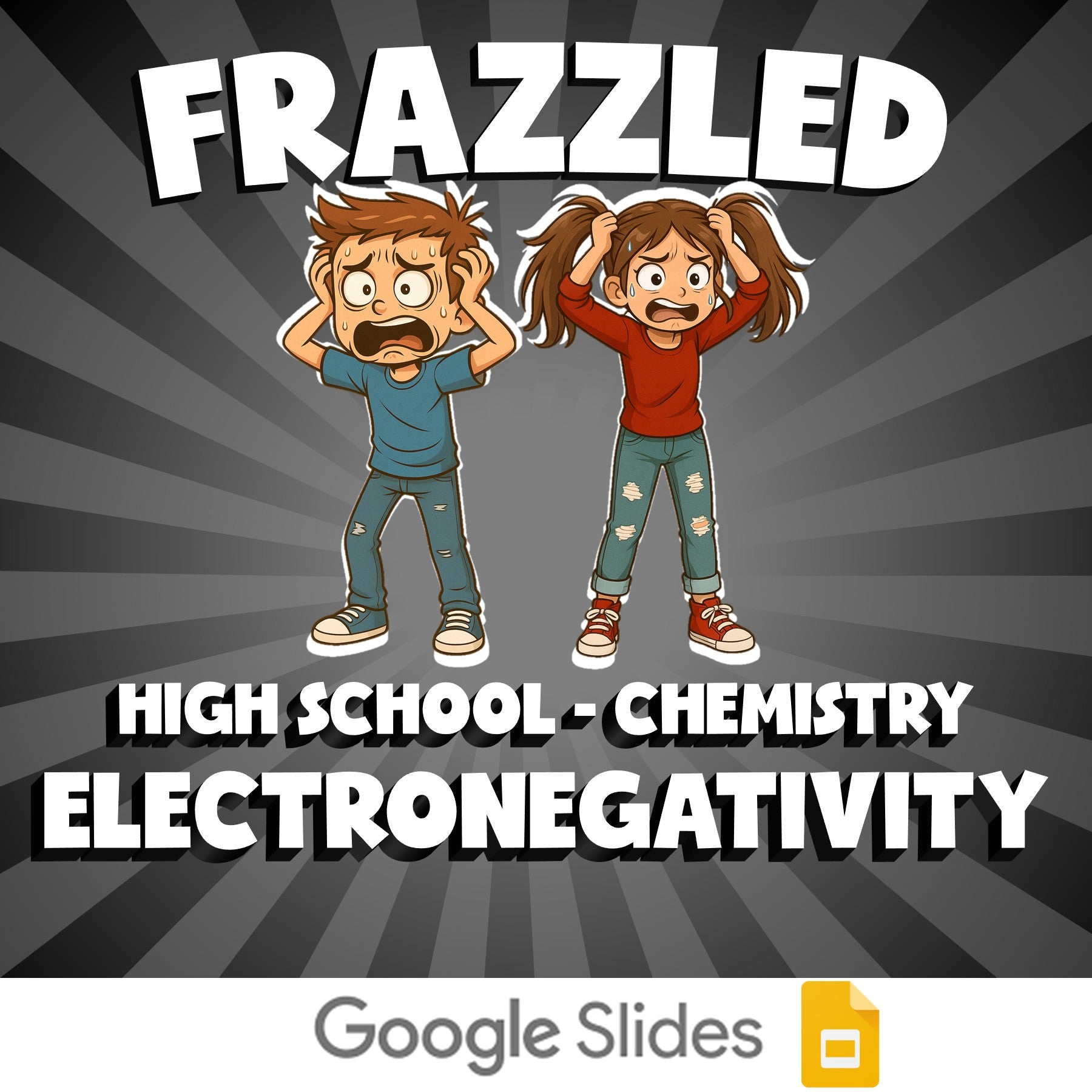 Electronegativity FRAZZLED Science Game - No Prep Chemistry Review Activity