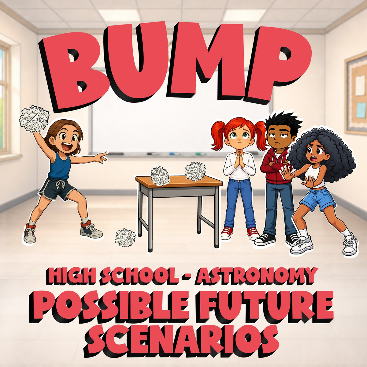 Possible Future Scenarios BUMP Science Game - No Prep Astronomy Review Activity