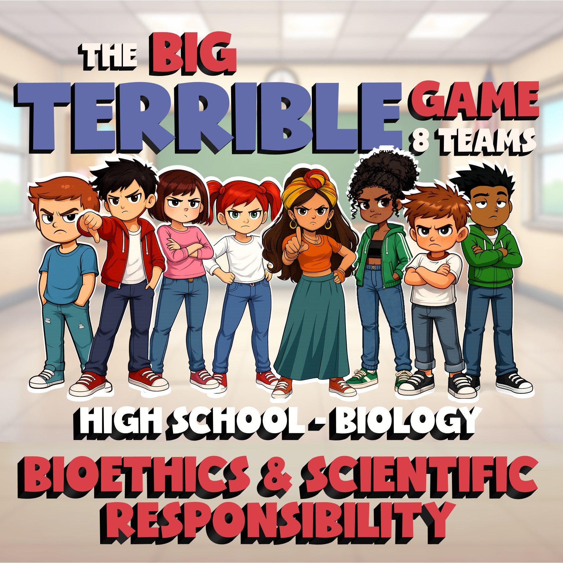 Bioethics & Scientific Responsibility BIG TERRIBLE GAME - Biology Science Review