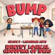 Identify Logical Grouping of Ideas BUMP ELA Game - No Prep Grade 5 Review