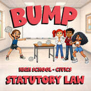 Statutory Law BUMP Civics Game - No Prep Review Activity