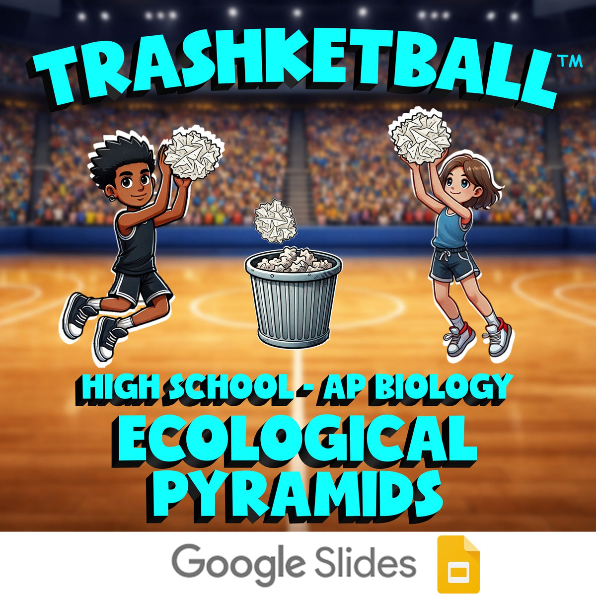 Ecological Pyramids TRASHKETBALL Science Game - No Prep AP Biology Review