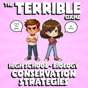 Conservation Strategies THE TERRIBLE GAME - No Prep Biology Science Review