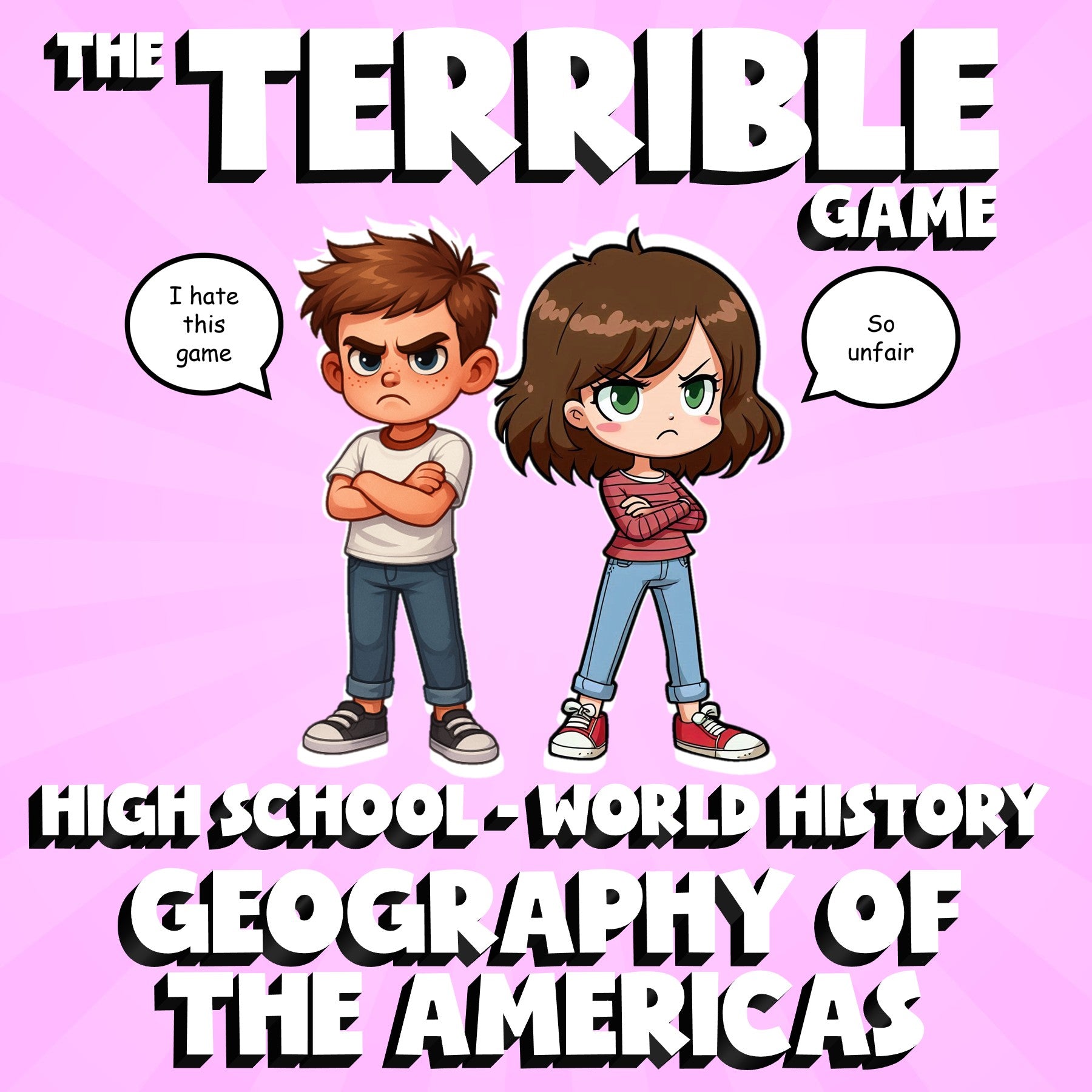 Geography of the Americas THE TERRIBLE GAME - No Prep World History Review
