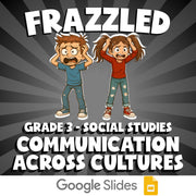 Communication Across Cultures FRAZZLED Socials Game - No Prep Grade 3 Review