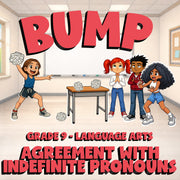 Agreement with Indefinite Pronouns BUMP ELA Game - No Prep Grade 9 Review