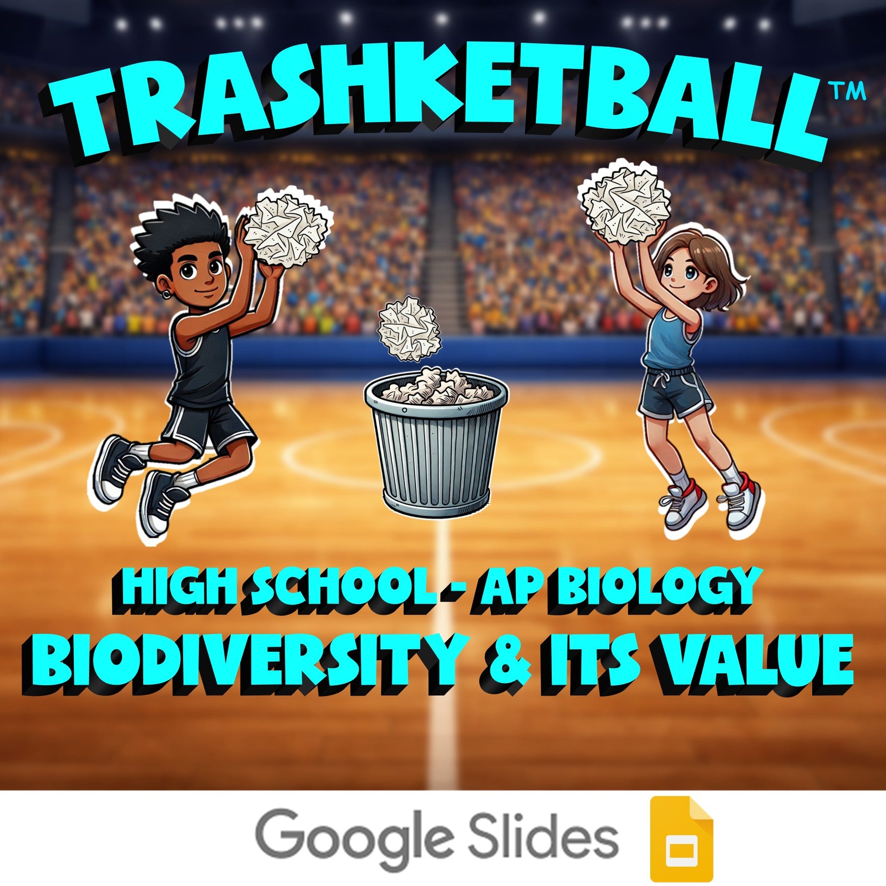Biodiversity & Its Value TRASHKETBALL Science Game - No Prep AP Biology Review