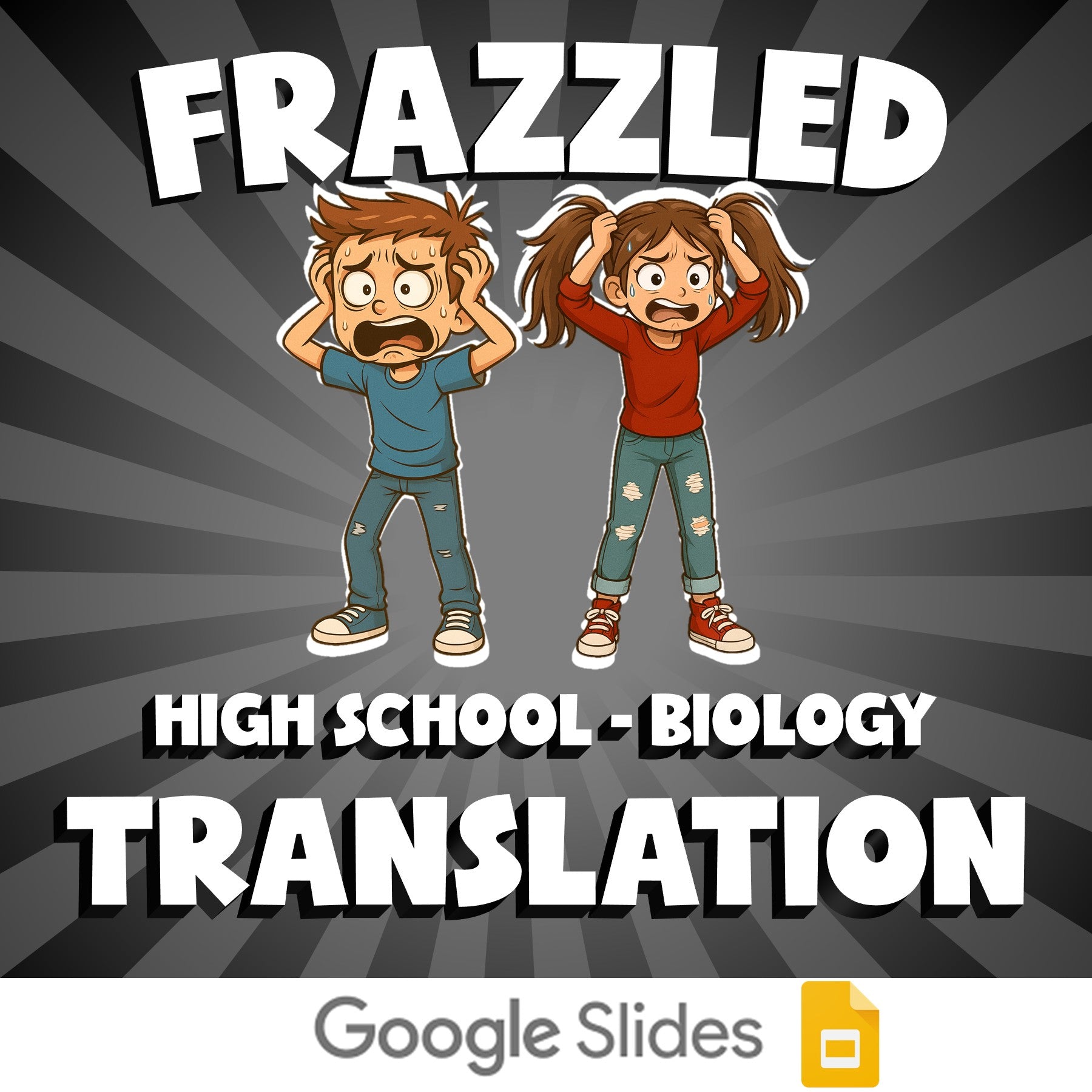 Translation FRAZZLED Science Game - No Prep Biology Review Activity