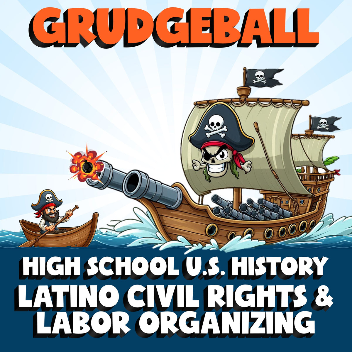 Latino Civil Rights & Labor Organizing GRUDGEBALL U.S. History Game - No Prep