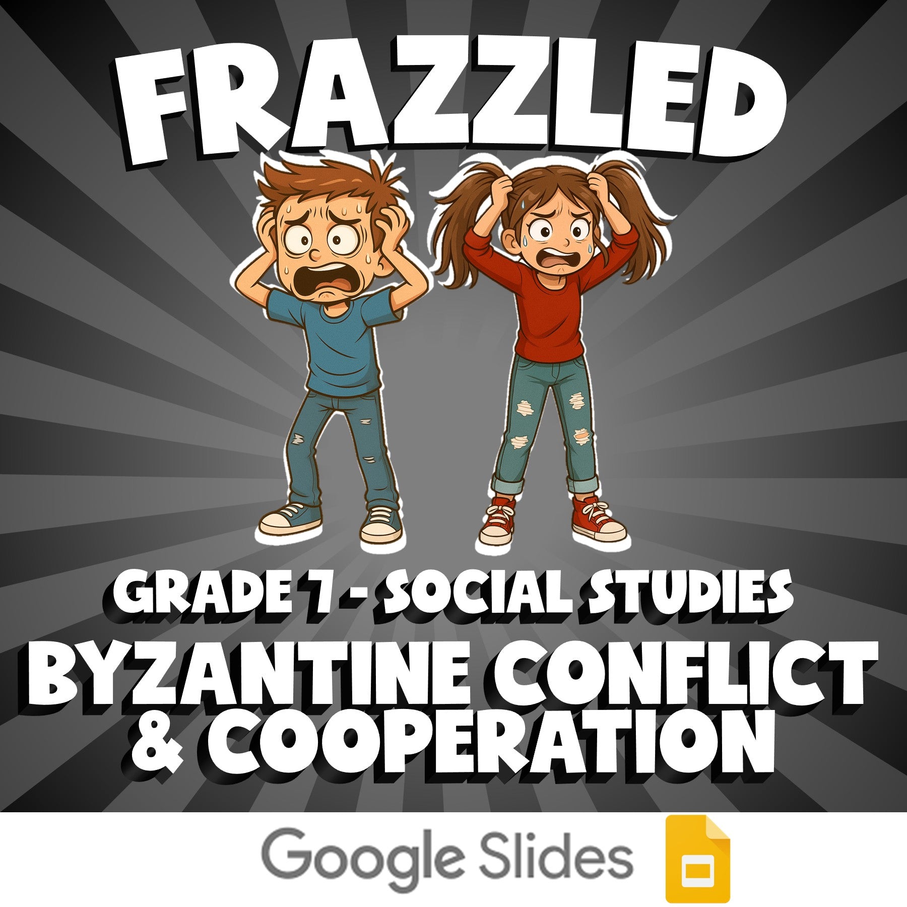 Byzantine Conflict & Cooperation FRAZZLED Socials Game - No Prep Grade 7 Review