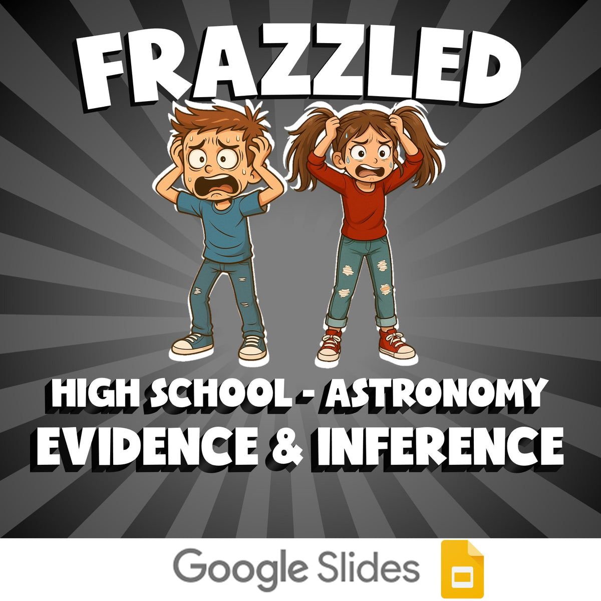 Evidence & Inference FRAZZLED Science Game - No Prep Astronomy Review Activity