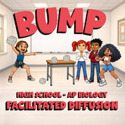 Facilitated Diffusion BUMP Science Game - No Prep AP Biology Review Activity