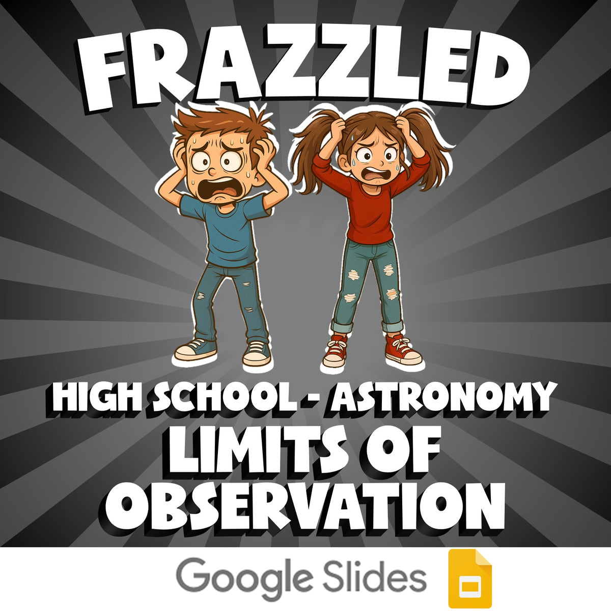 Limits of Observation FRAZZLED Science Game - No Prep Astronomy Review Activity