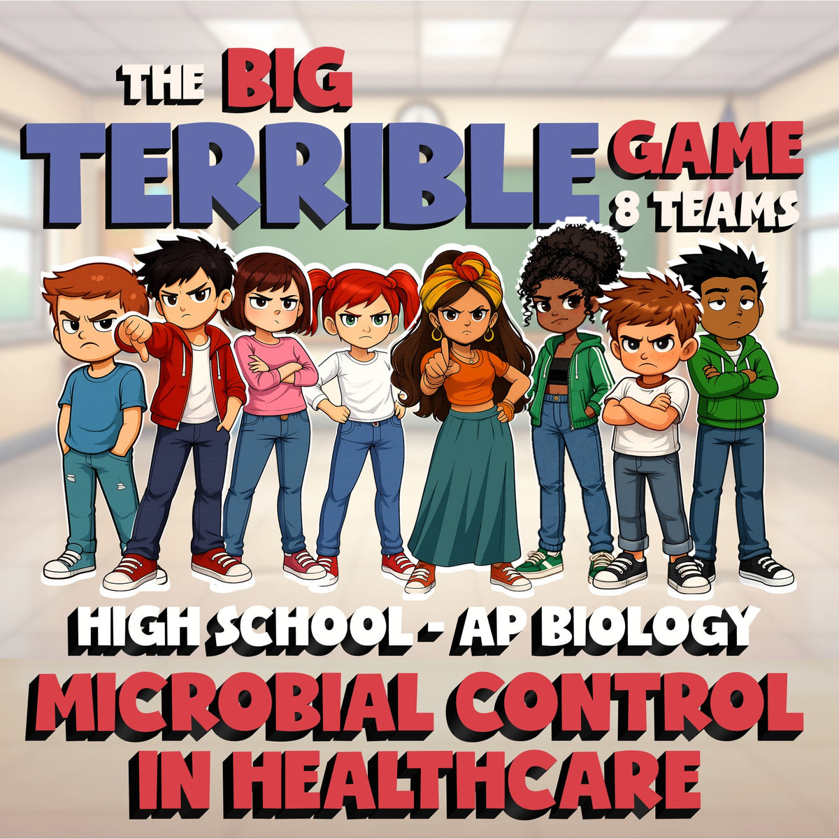 Microbial Control in Healthcare BIG TERRIBLE GAME - AP Biology Science Review